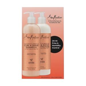SheaMoisture Coconut and Hibiscus Shampoo and Conditioner, 2 pk./24 oz.